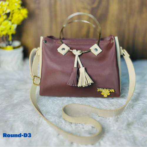 Meroon  Round Handle Bags